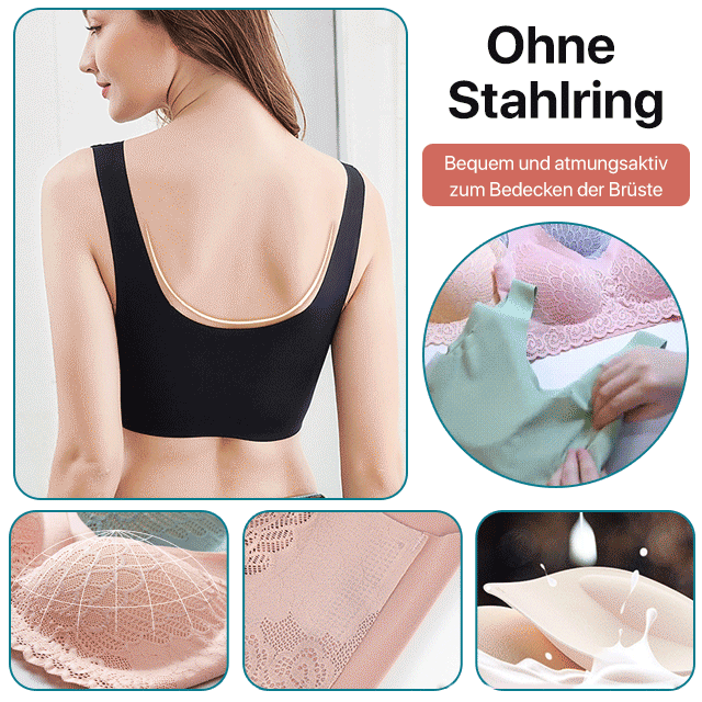 Nahtlose Latex-Unterwäsche mit Spitze