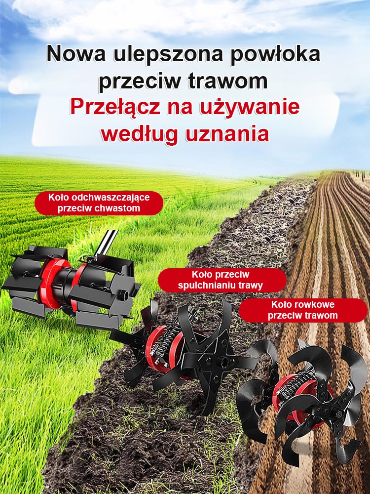 Kosa do trawy, nóż do spulchniania gleby