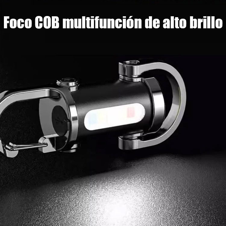 【Tres en uno multifuncional】Linterna de emergencia SOS