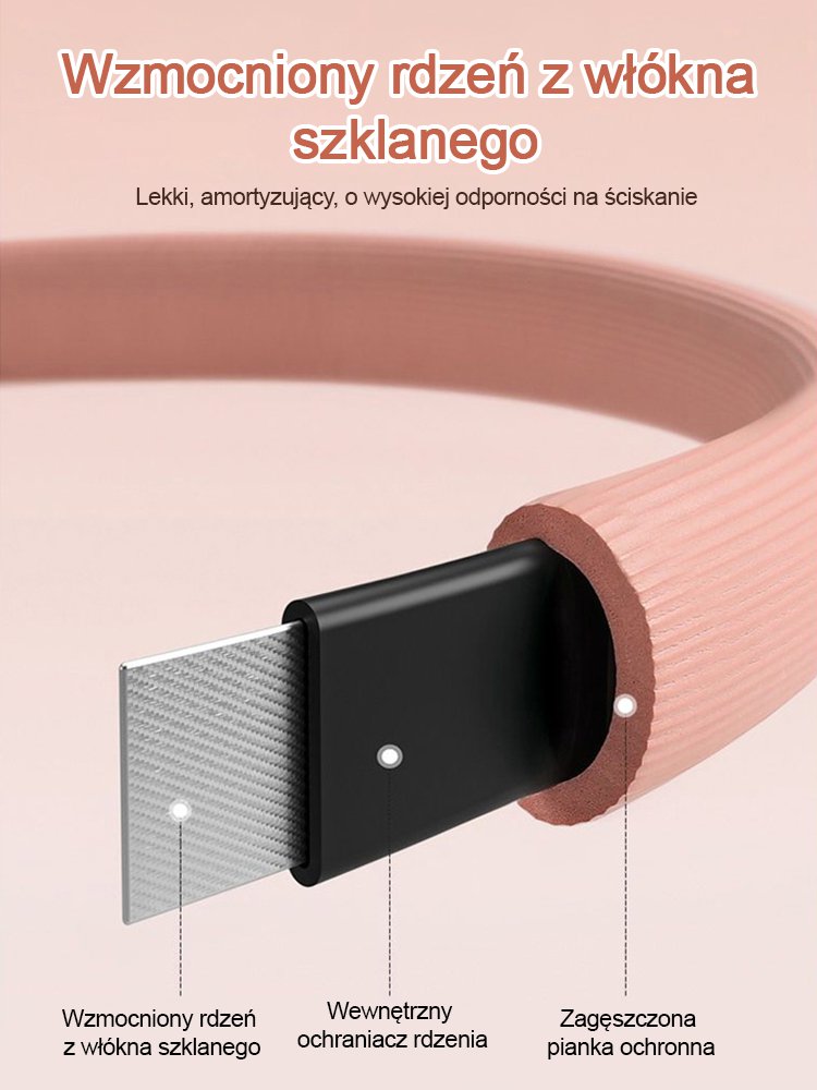 Wielofunkcyjny krąg do jogi i pilatesu na wzmocnienie nóg