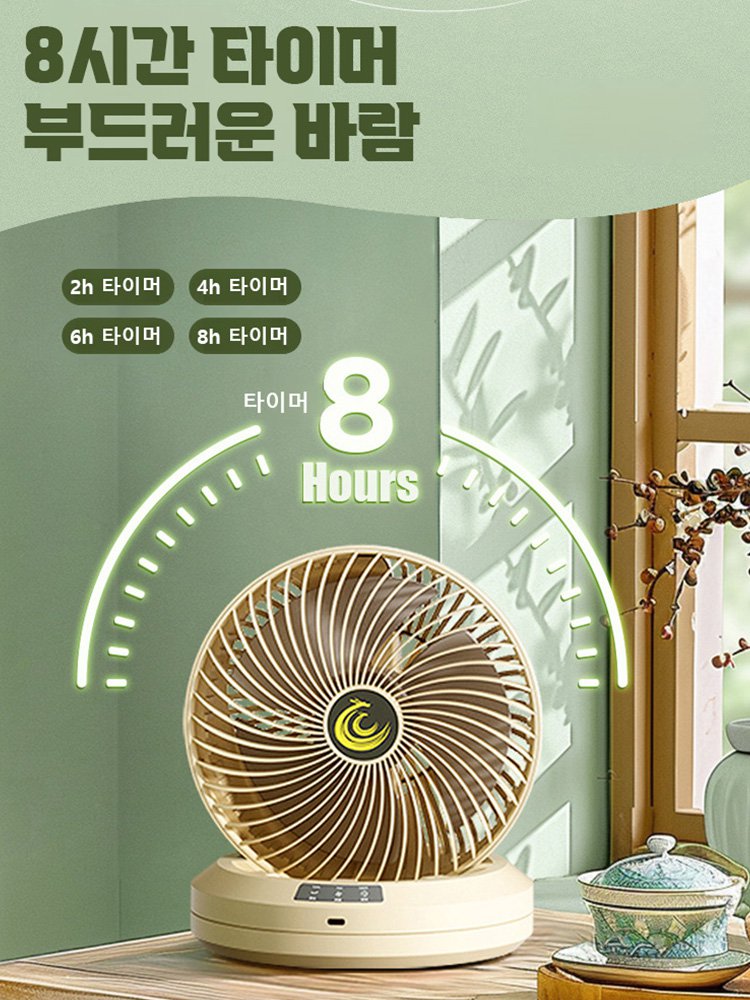 【2025 인기 제품】리모컨 장착 강력 저소음 선풍기