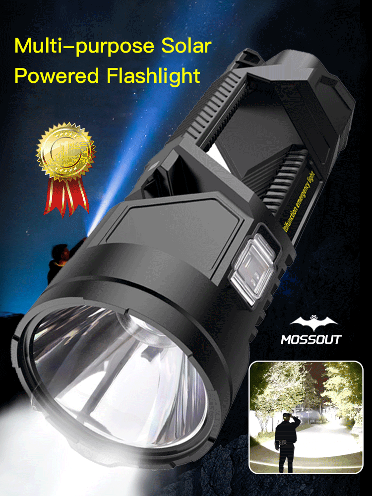 Solar Powered Outdoor Flashlight
