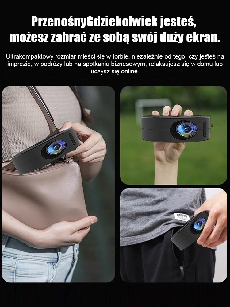Inteligentny projektor przenośny
