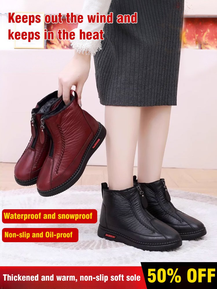 Non-slip warm shoes for the elderly