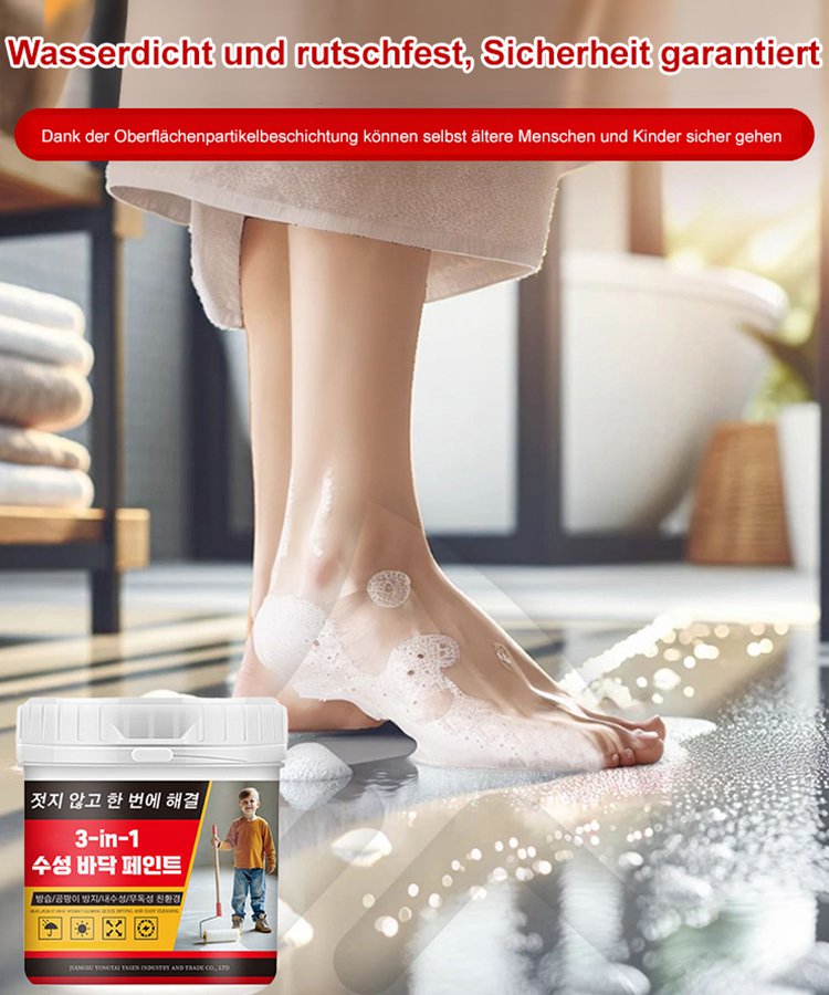 Wasserbasierte Epoxidharzbodenbeschichtung mehrfarbig