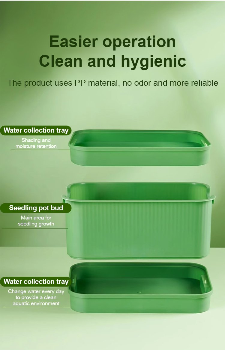 Hydroponic seed sprouter for home use