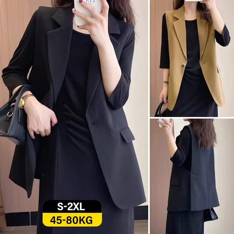  [Goddess Style] Temperament and stylish suit vest
