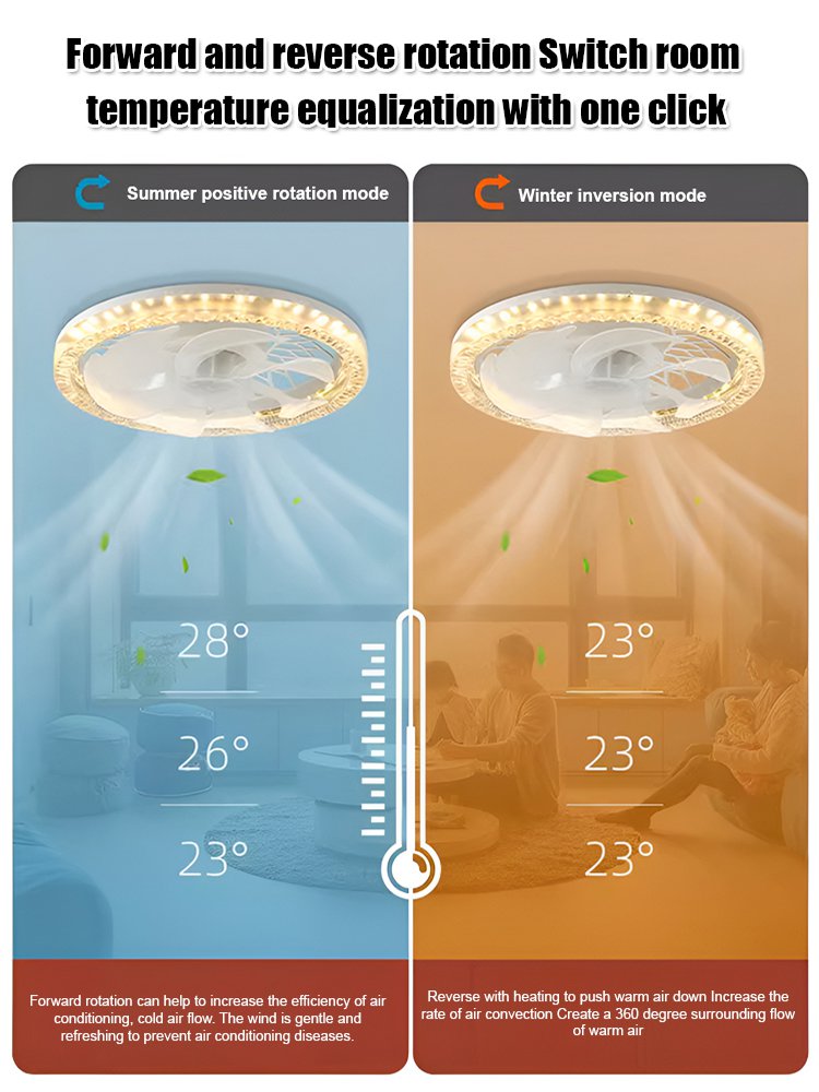 Living room ceiling fan light home bedroom fan light