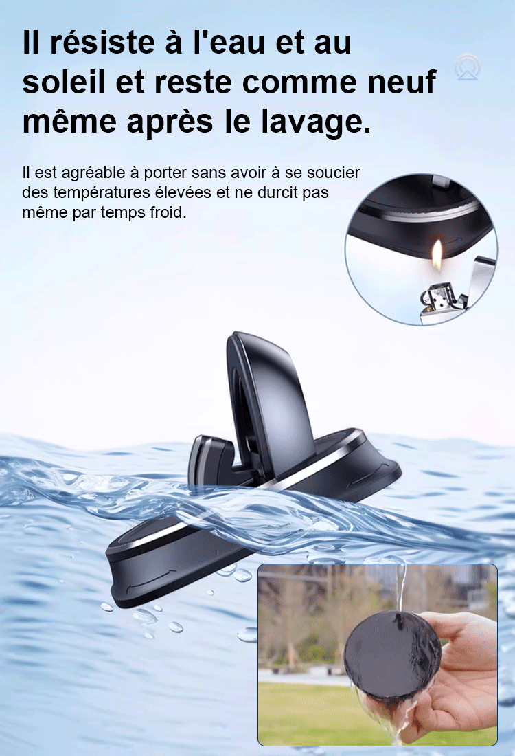 Support de voiture rotatif à 360 degrés et anti-balancement