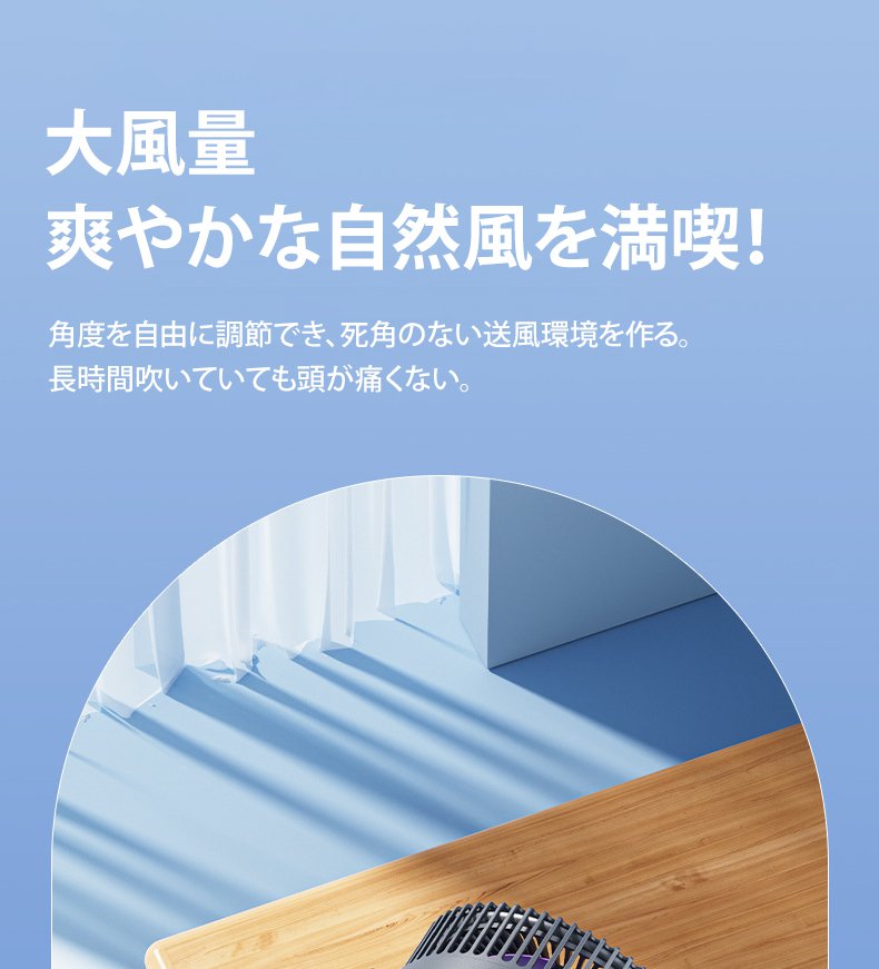 省エネ対応サーキュレーターの特徴説明
