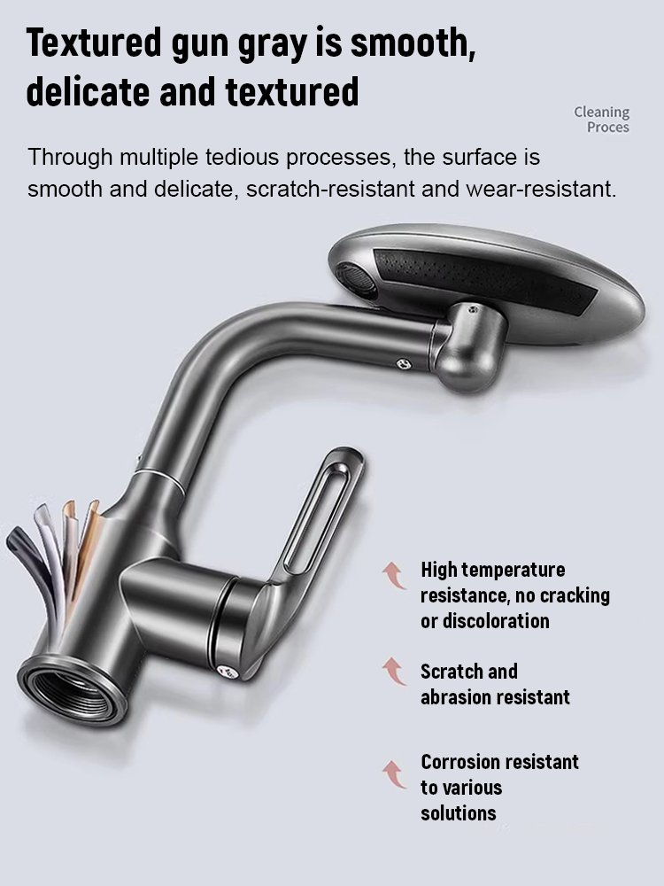 [Universal Swivel] 4-Speed Flying Saucer Faucet