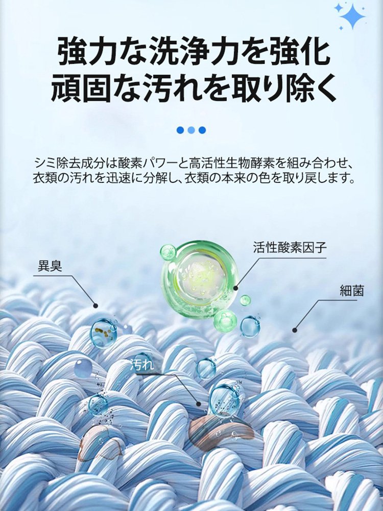 大容量カラー復活つけ置き洗い用洗剤