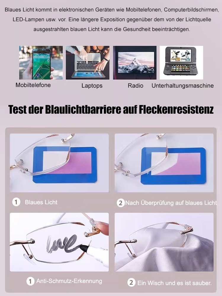 Ultraleichte Modebrille für Presbyopie