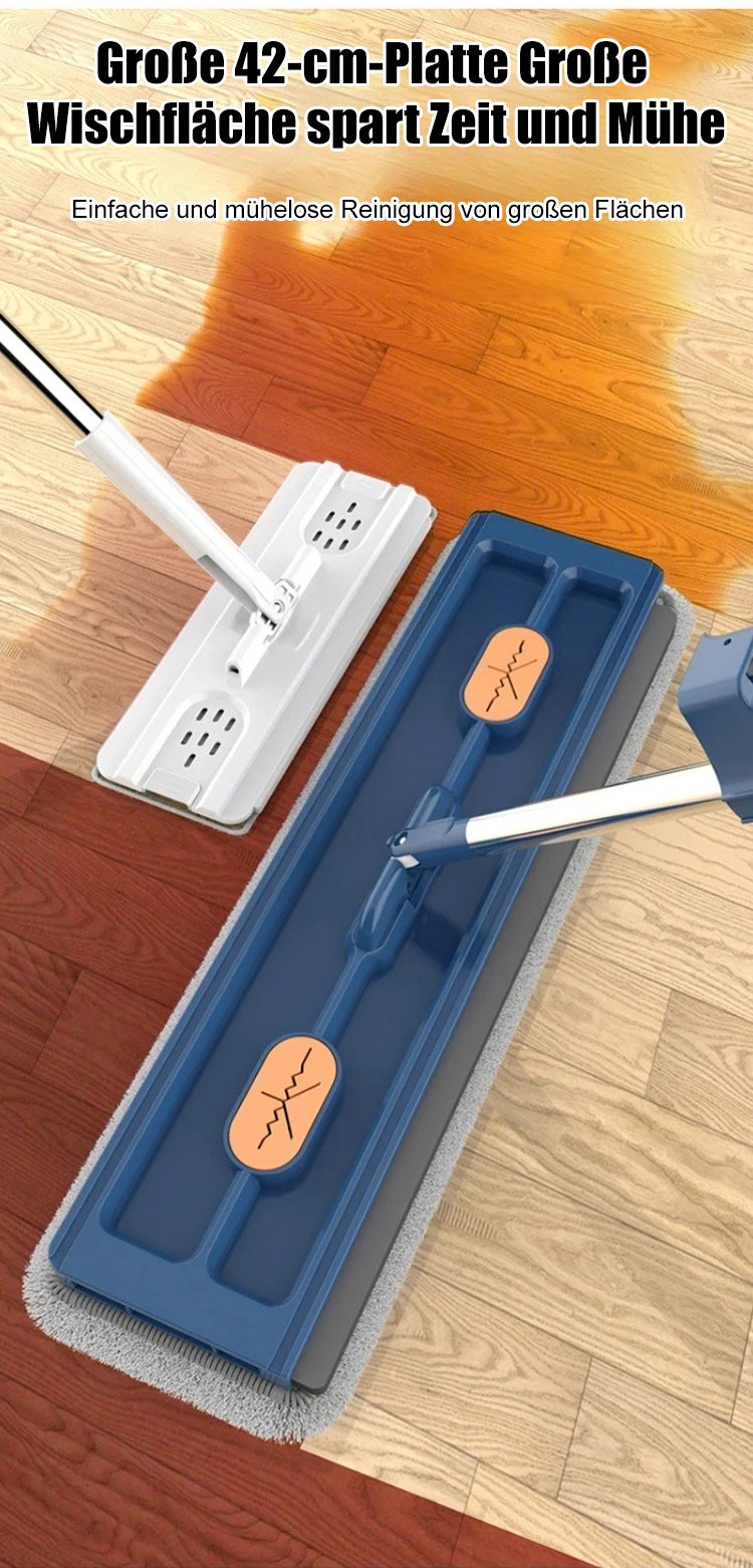 Selbst-Kompression Flachmopp Panel für schnelle Bodenreinigung
