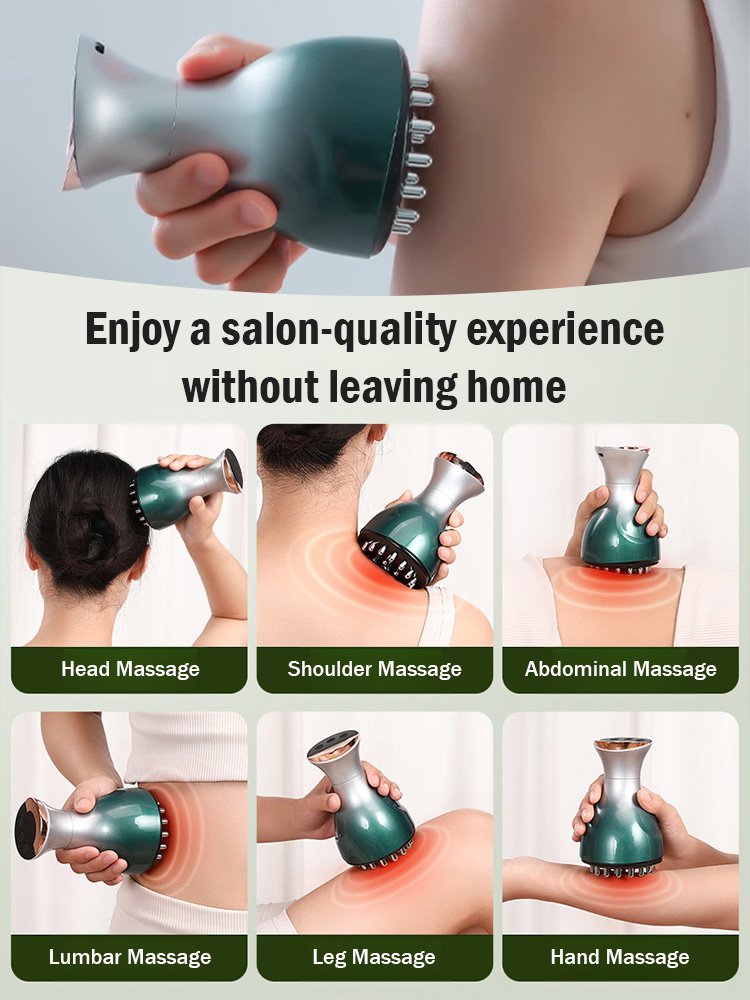 [Fat-removing magic tool] Intelligent sha-sucking meridian-dredging massager