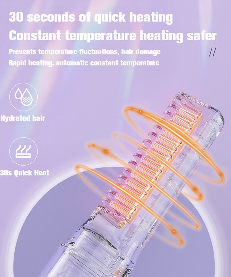 (Ionic Hair Straightener) Dual-Use Curling and Straightening Iron