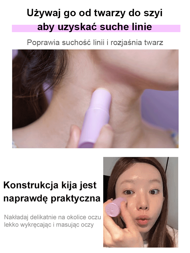 Przeciwzmarszczkowy Magic Fade Eye Fine Lines Mały fioletowy sztyft