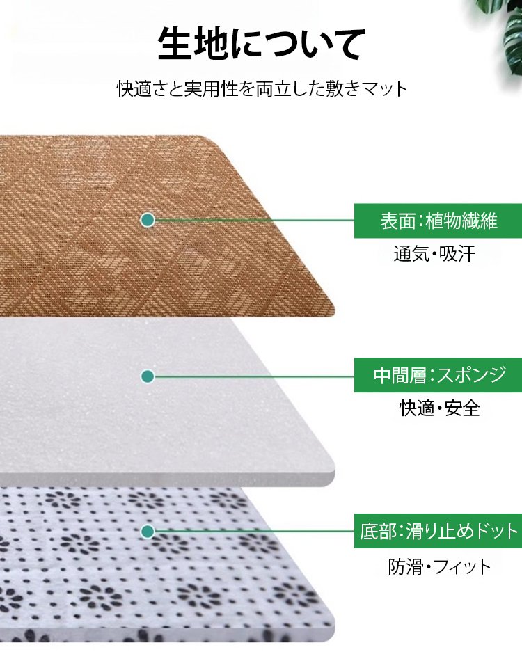 両面使える藤マット