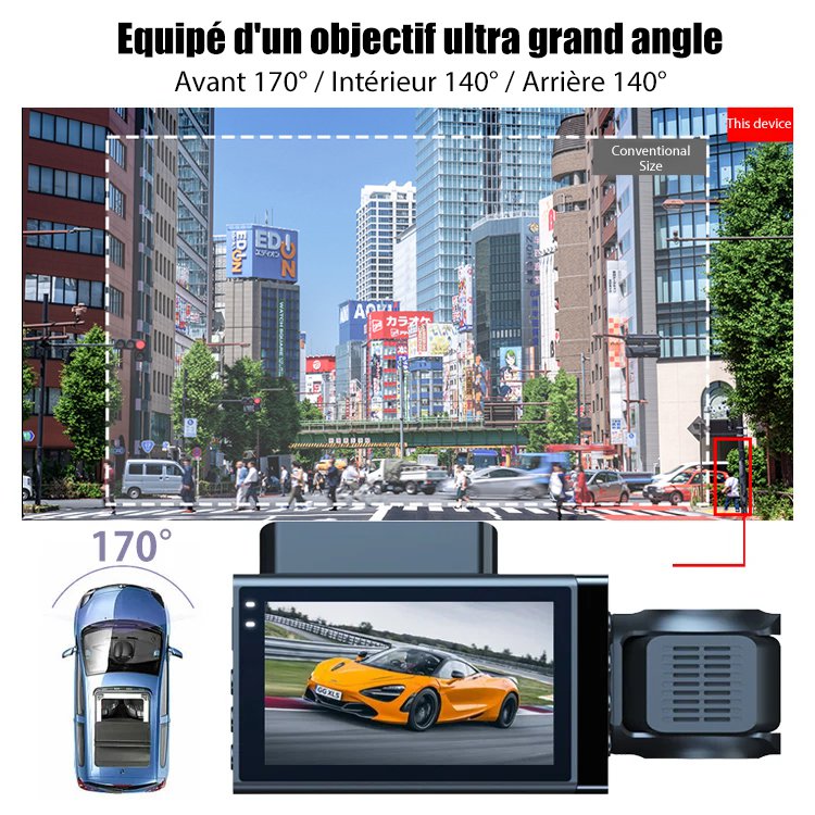 Enregistreur wifi HD pour voiture