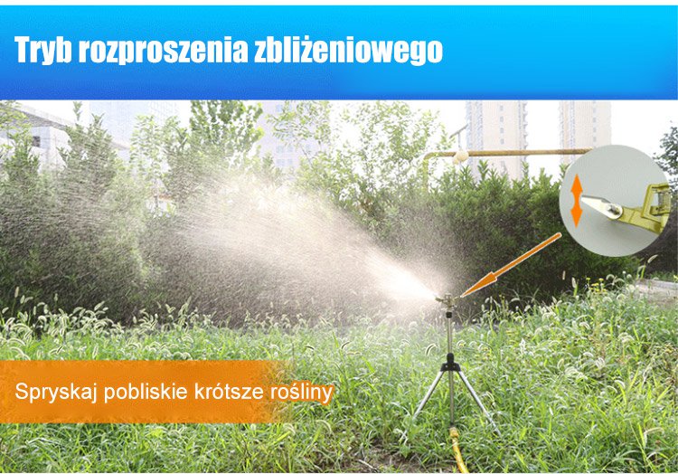 Efektywne nawadnianie trawnika z zraszaczem regulowanym