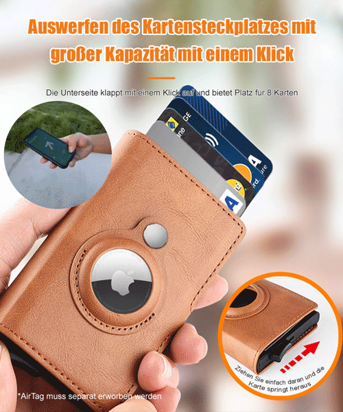 Neues Modell Automatisch herausspringendes Kartenetui mit NFC Schutz