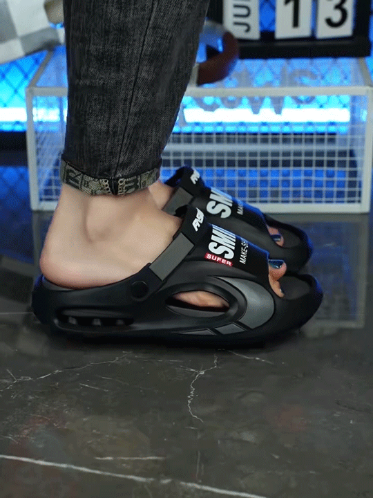 รองเท้าแตะ EVA แฟชั่นสำหรับผู้ชาย กันลื่น ใส่ได้สองแบบ