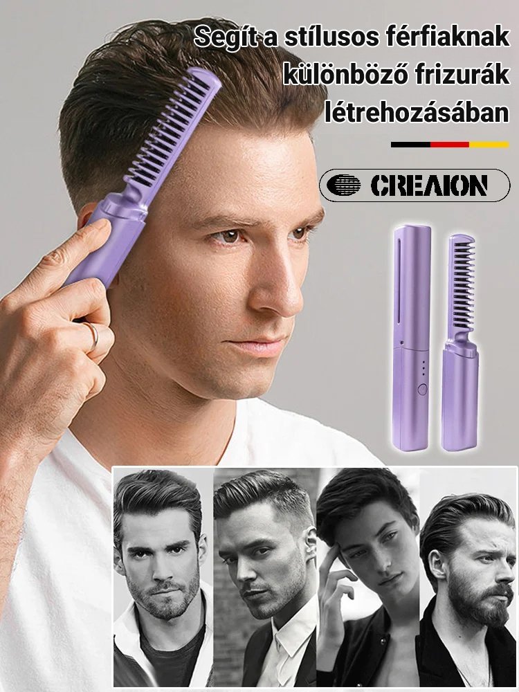 Negatív ionos hajkiegyenesítő, amely nem károsítja a hajat