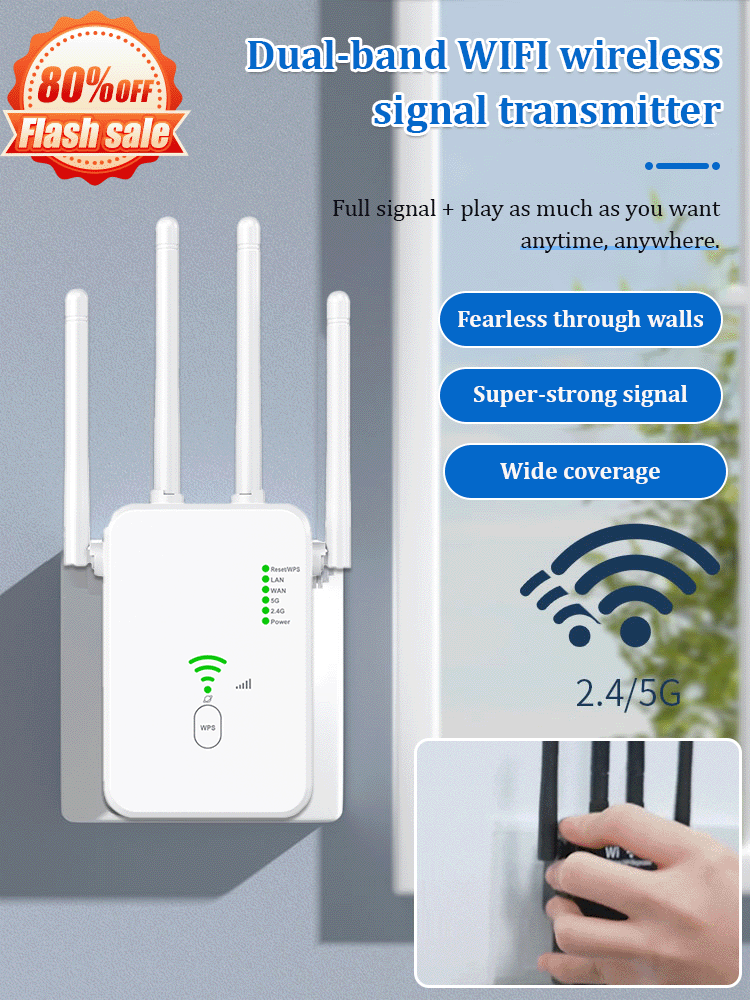 Dual-band WIFI wireless signal transmitter