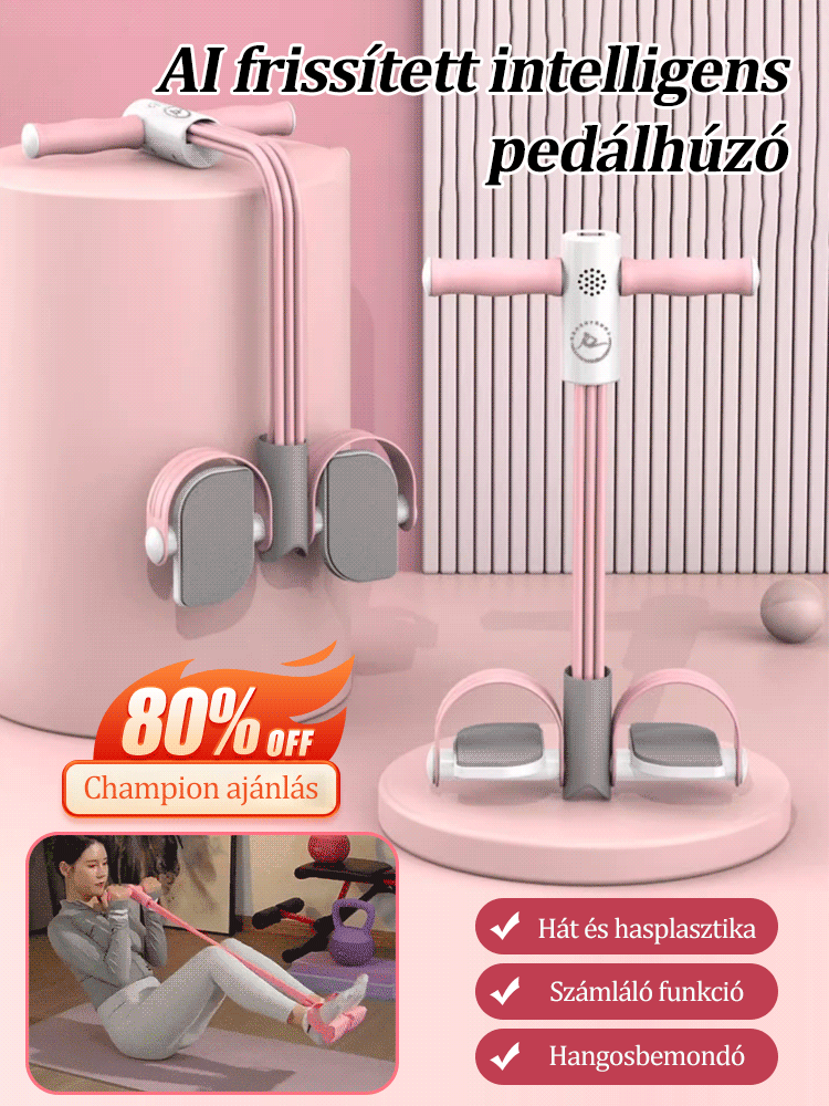 AI frissített intelligens pedálhúzó