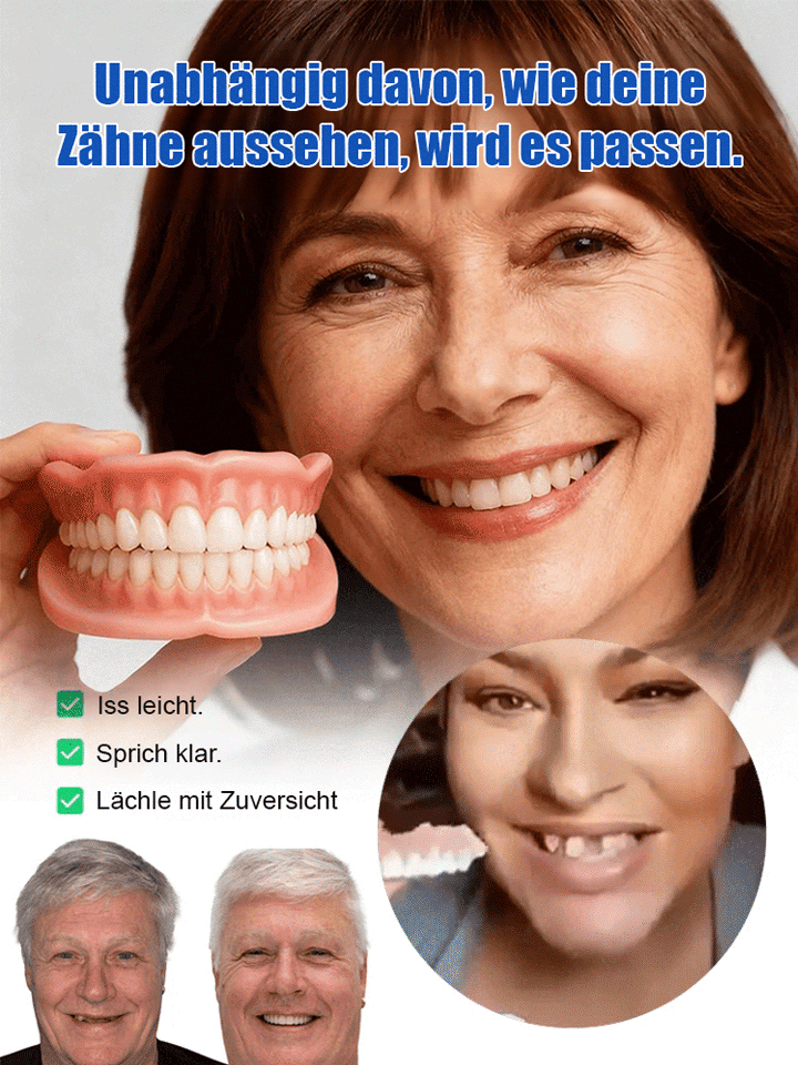 Zertifizierte, perfekt sitzende Premium-Zahnprothesen nach Maß