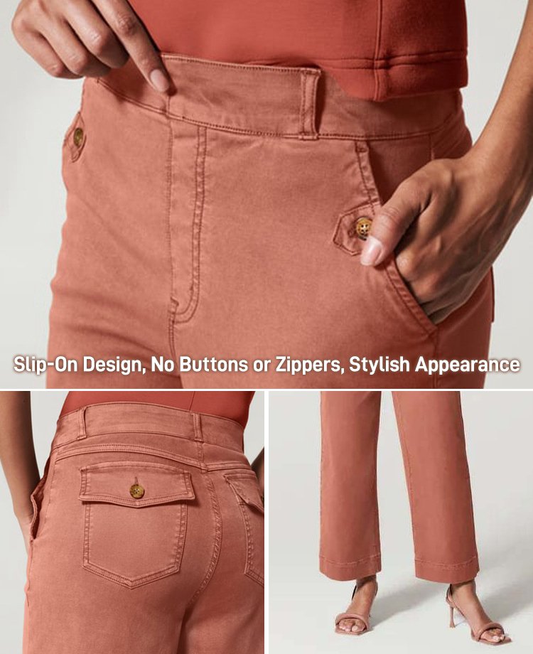 New High Waist Wide Leg Pants