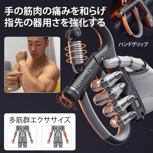 カウンター付きハンドグリップ