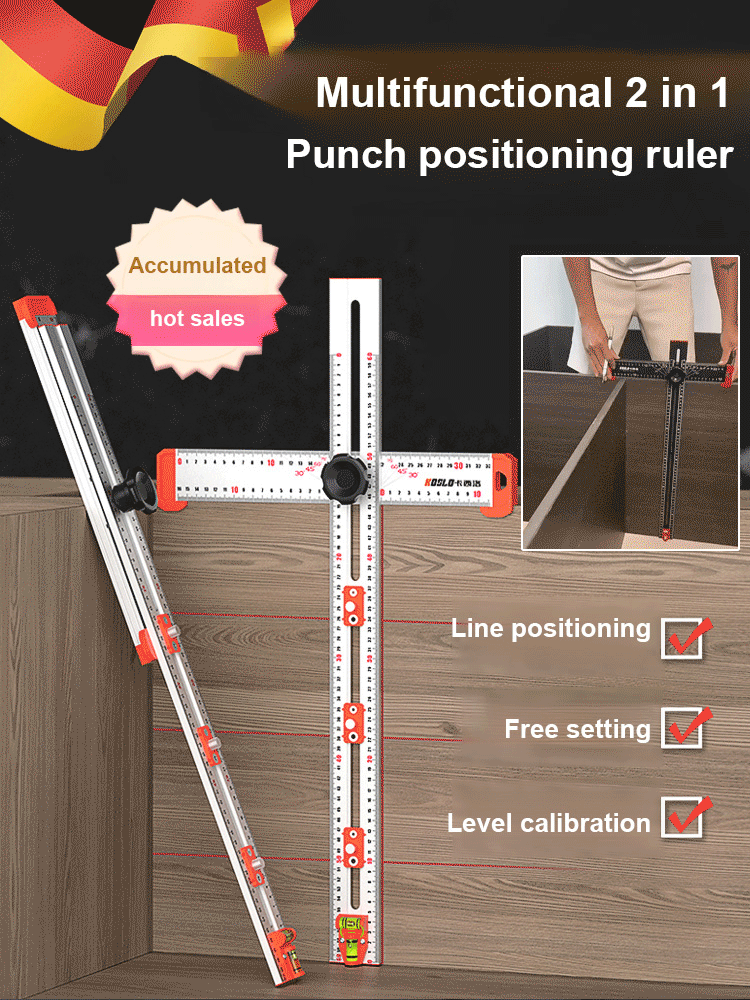 Multi-function combination angle square T-square