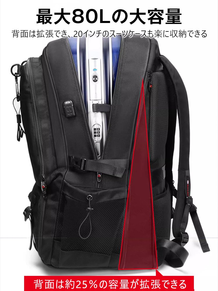 【楽天絶賛販売中の】大容量リュック