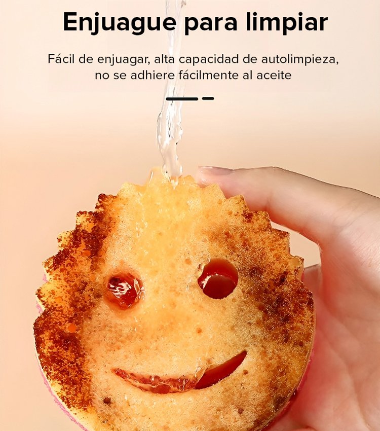 【Precio increíble】Esponja de lavar platos con textura flexible