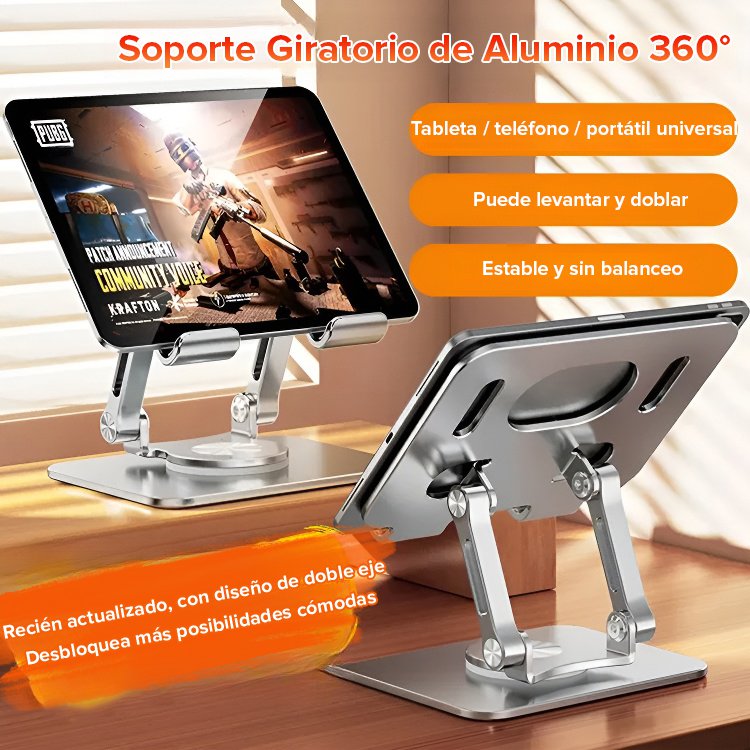  Soporte giratorio de aluminio de 360°