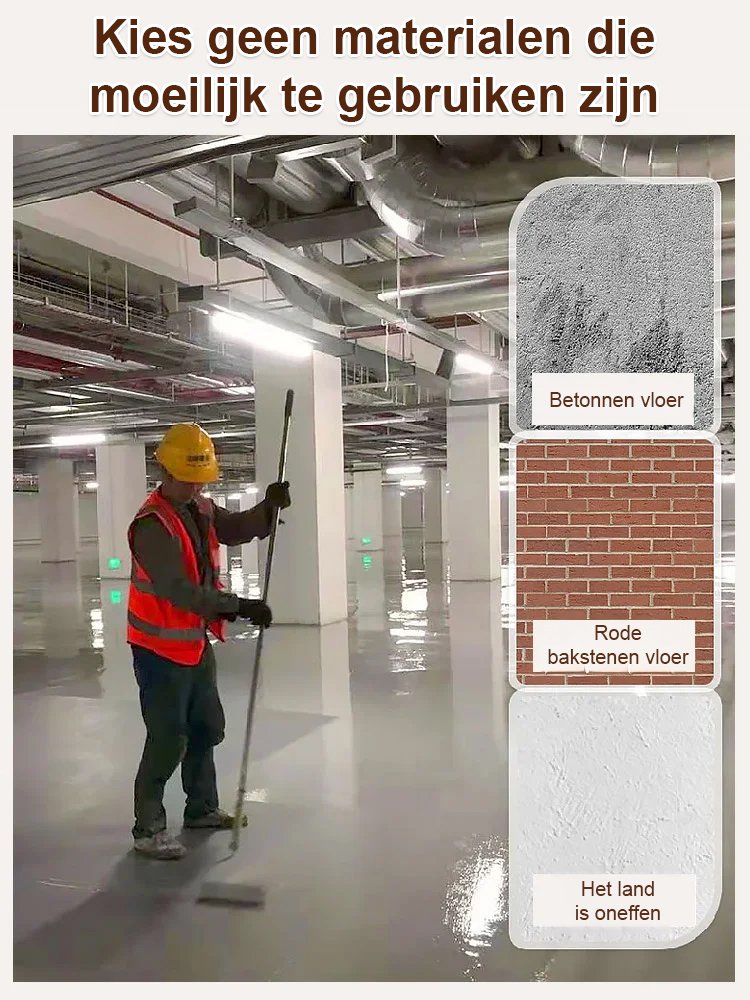 【Super slijtvast】Gouden draad pantser watergedragen epoxy vloercoating - zonder roller