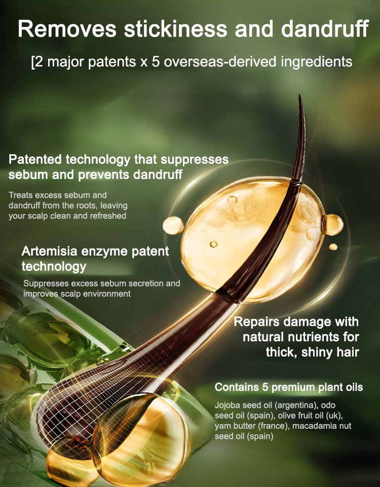 Platycladus Leaf & Usman Herb Anti-Hair Loss Solid Shampoo