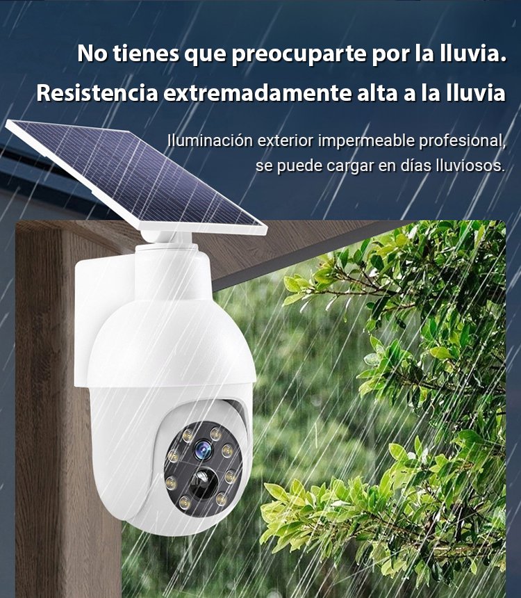 Luz de calle de cámara de vigilancia de simulación