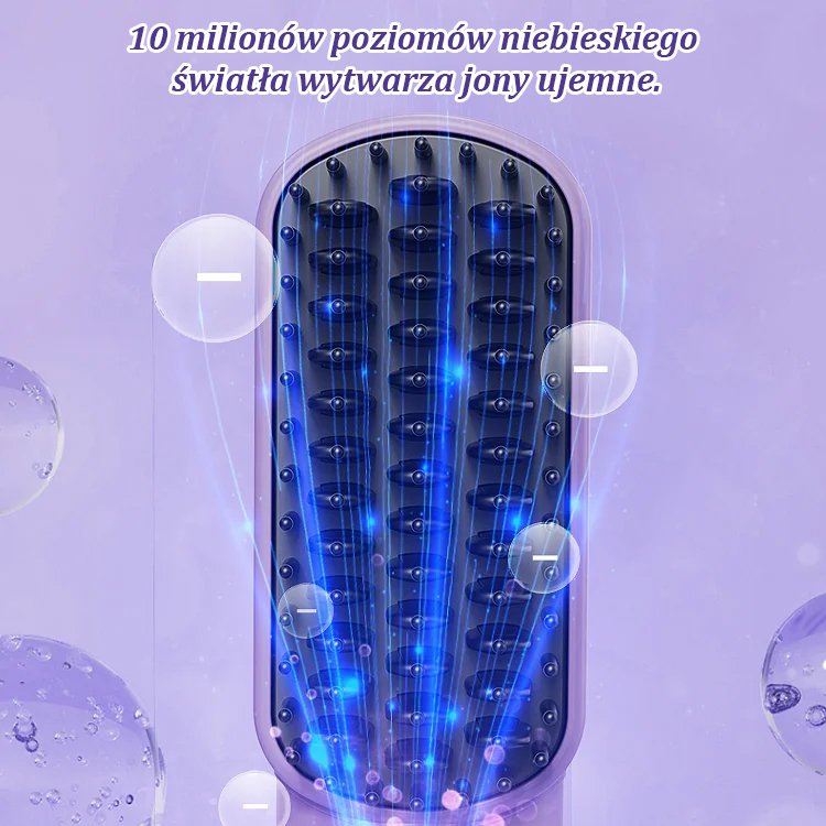 Jony ujemne nie szkodzą włosom Przenośny bezprzewodowy mini grzebień do prostowania włosów