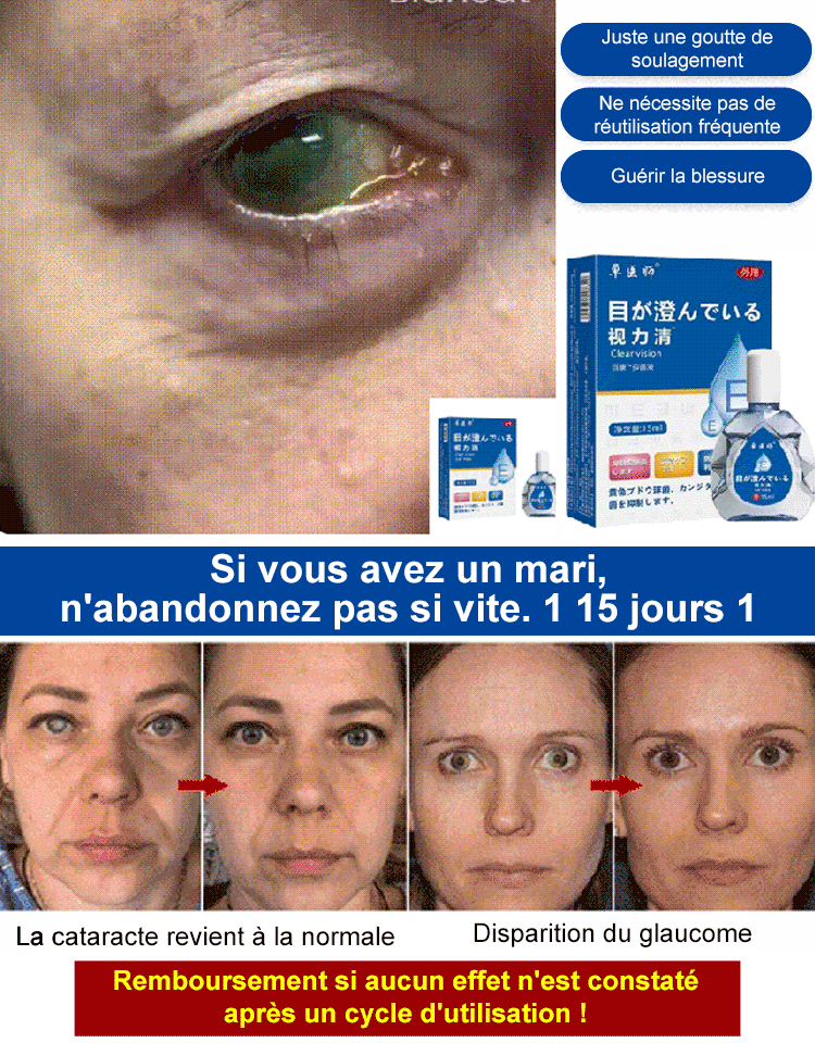 Correction oculaire instantanée pour une vision claire