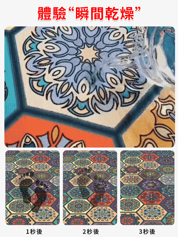 跨境熱賣波西米亞風水晶絨地墊