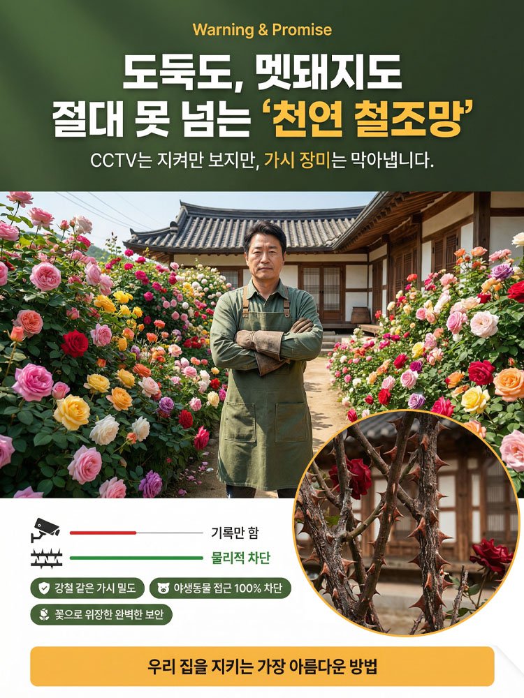 【사계절 개화】이중꽃 장미씨앗