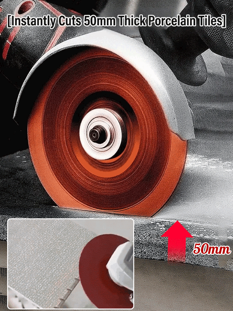 Industrial grade ceramic tile polishing and beveling cutting disc