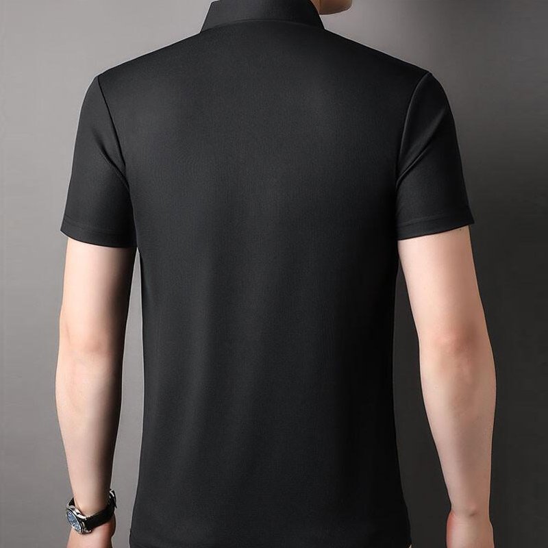 남성 접촉 냉감 폴로 반팔 셔츠