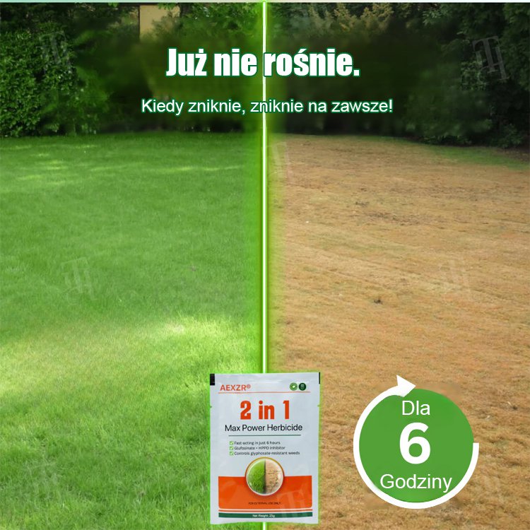 Dwuskładnikowy silny środek chwastobójczy.