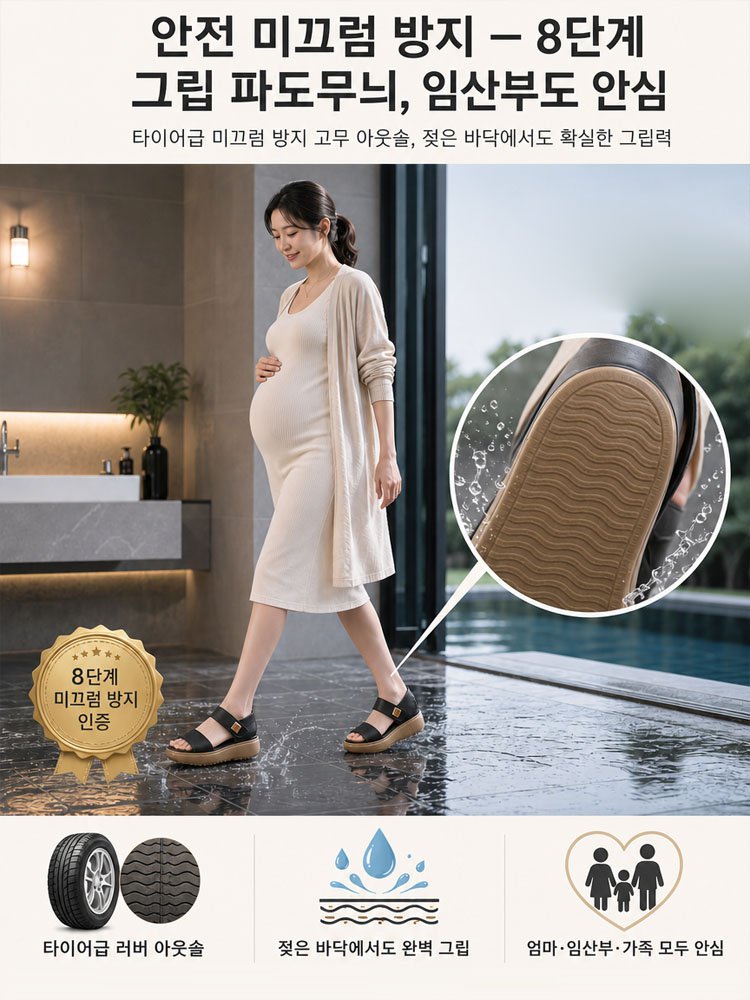 심플한 로마 스트랩 샌들