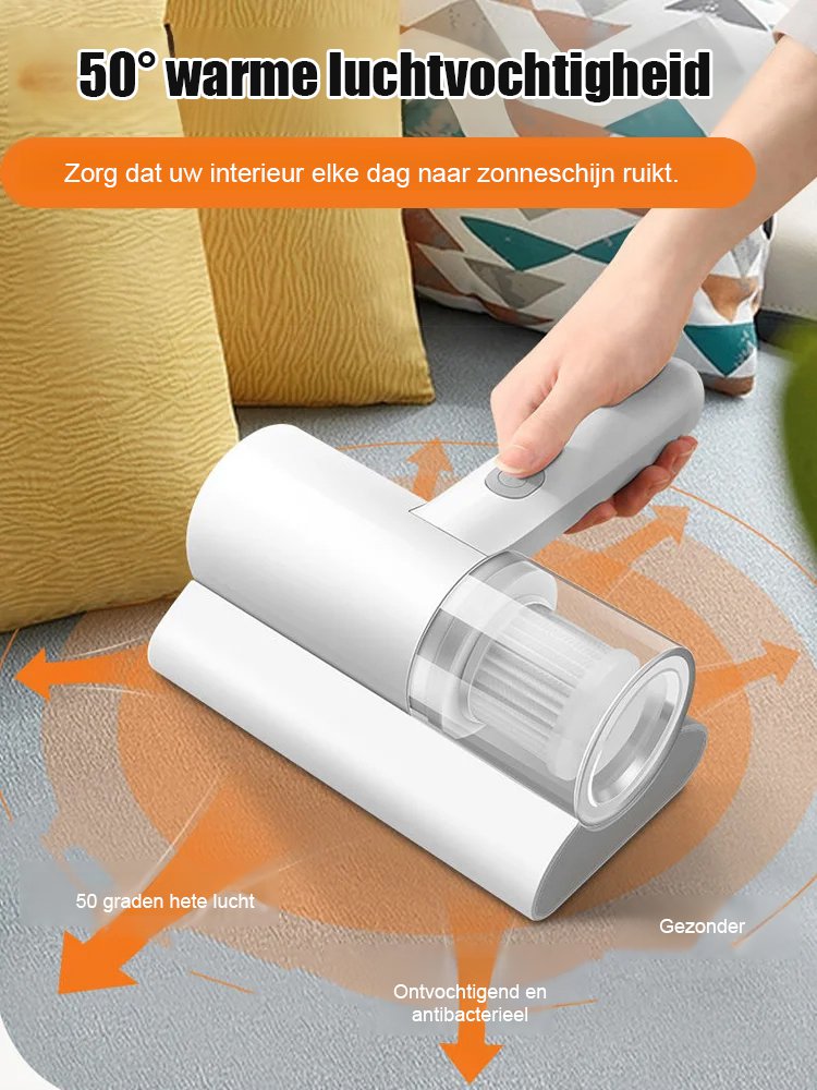 Draagbare anti-mijt stofzuiger voor het huishouden