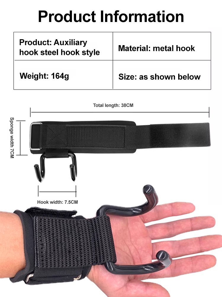 Wrist support hook grip hook trainer
