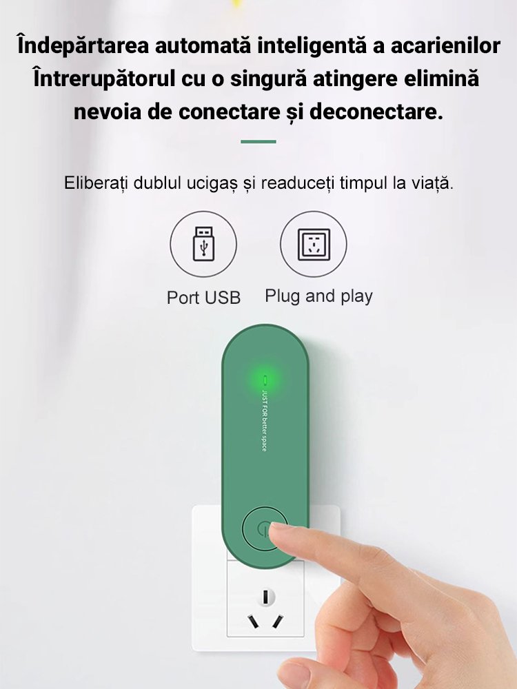 Aparat ultrasonic de eliminare a acarienilor